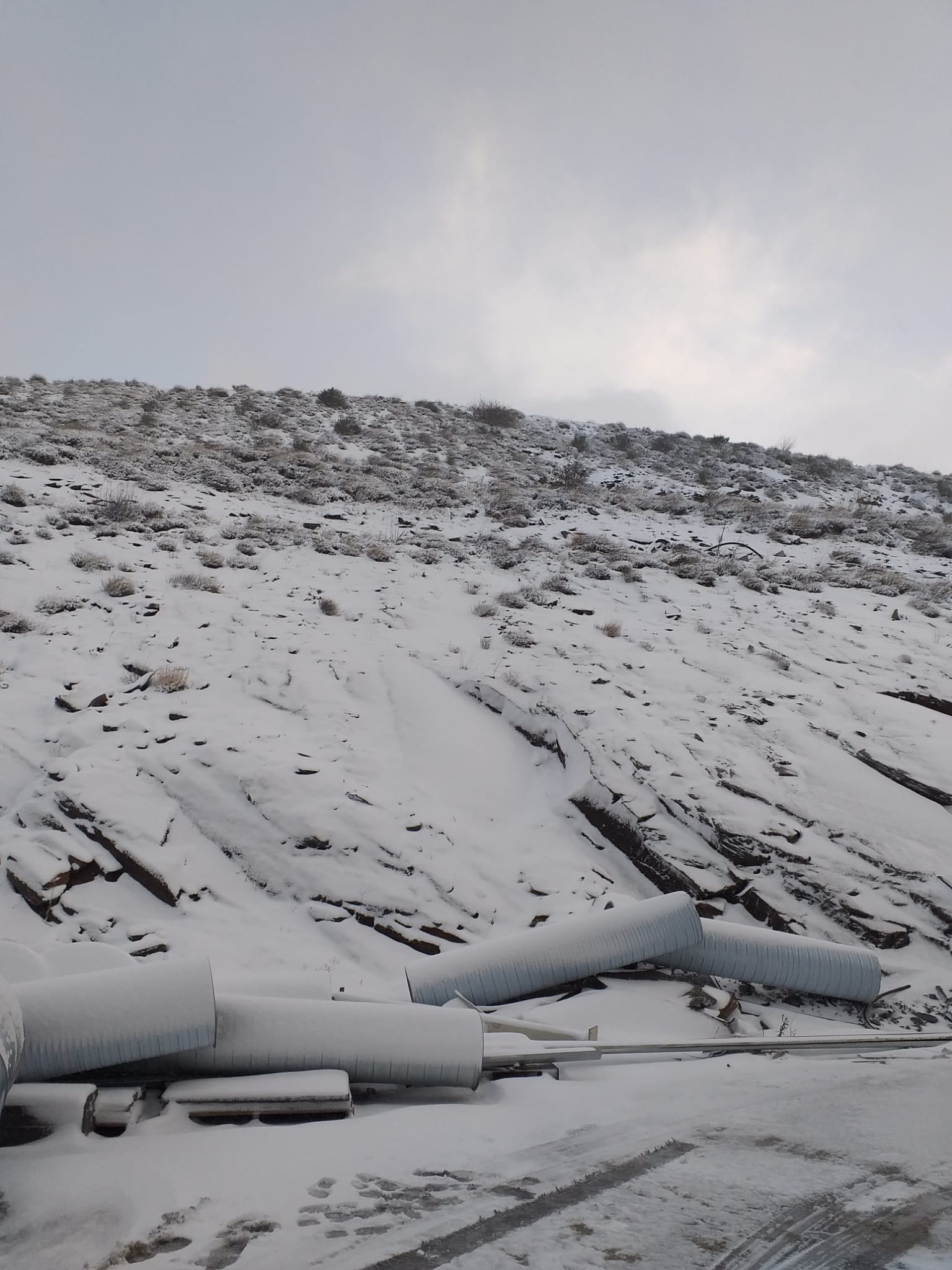 El temporal de frío polar deja ya mínimas bajo cero y fuertes rachas de viento