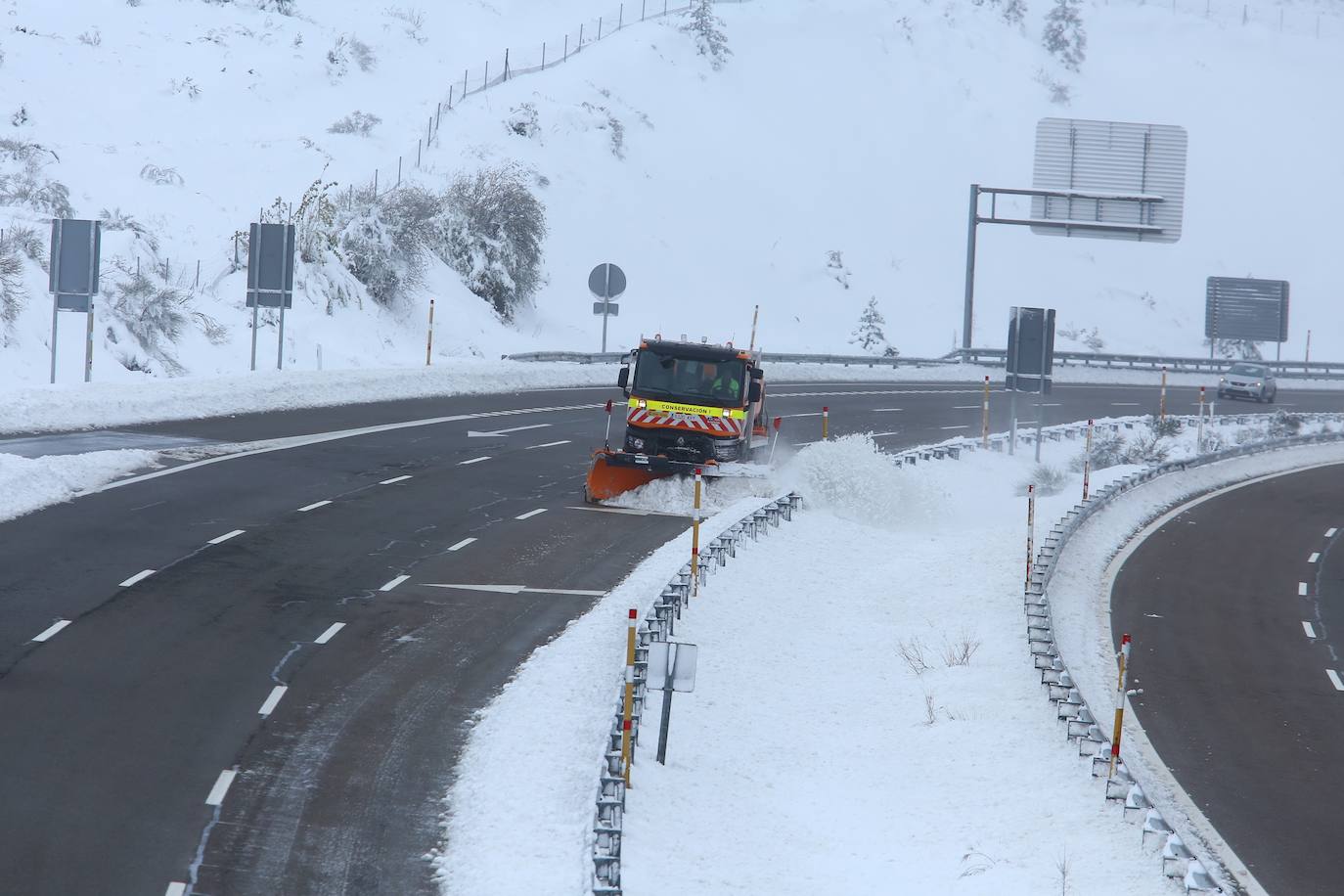 Fotos: La provincia se tiñe de blanco