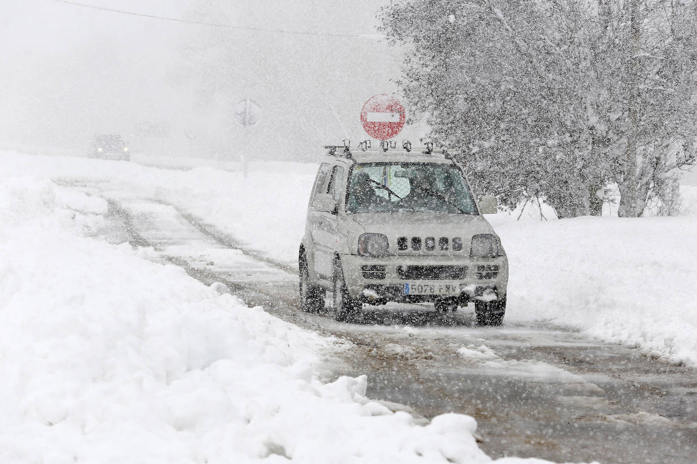 Fotos: La provincia se tiñe de blanco