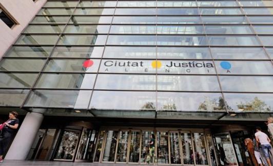 Ciudad de la Justicia de Valencia, donde fue juzgado el fugado.