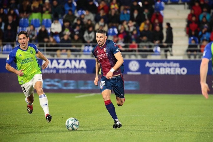 Derrota de la Ponferradina en su visita al Alcoraz de Huesca por 2-0