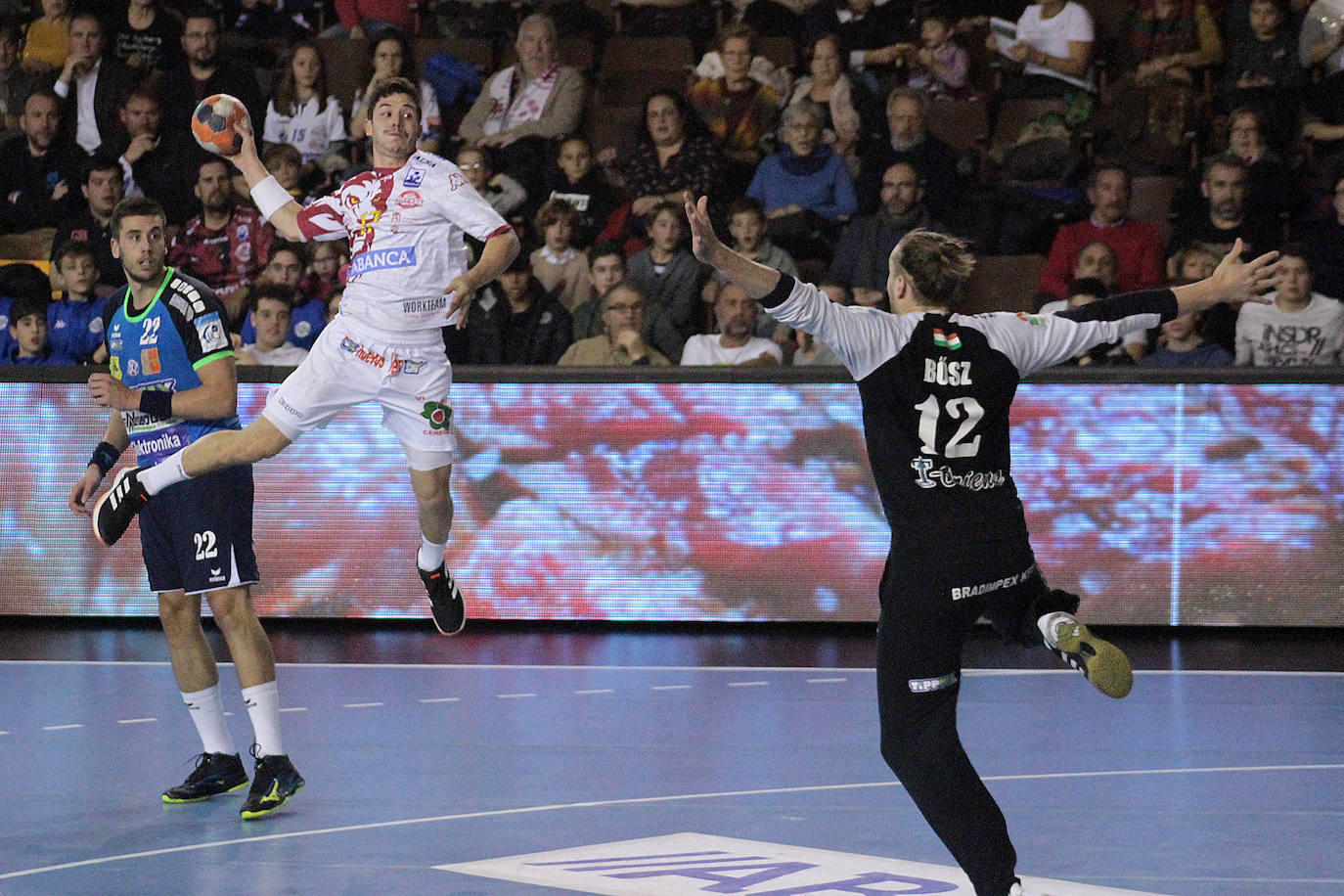 Jaime Fernández, en el partido ante Balatonfüredi.