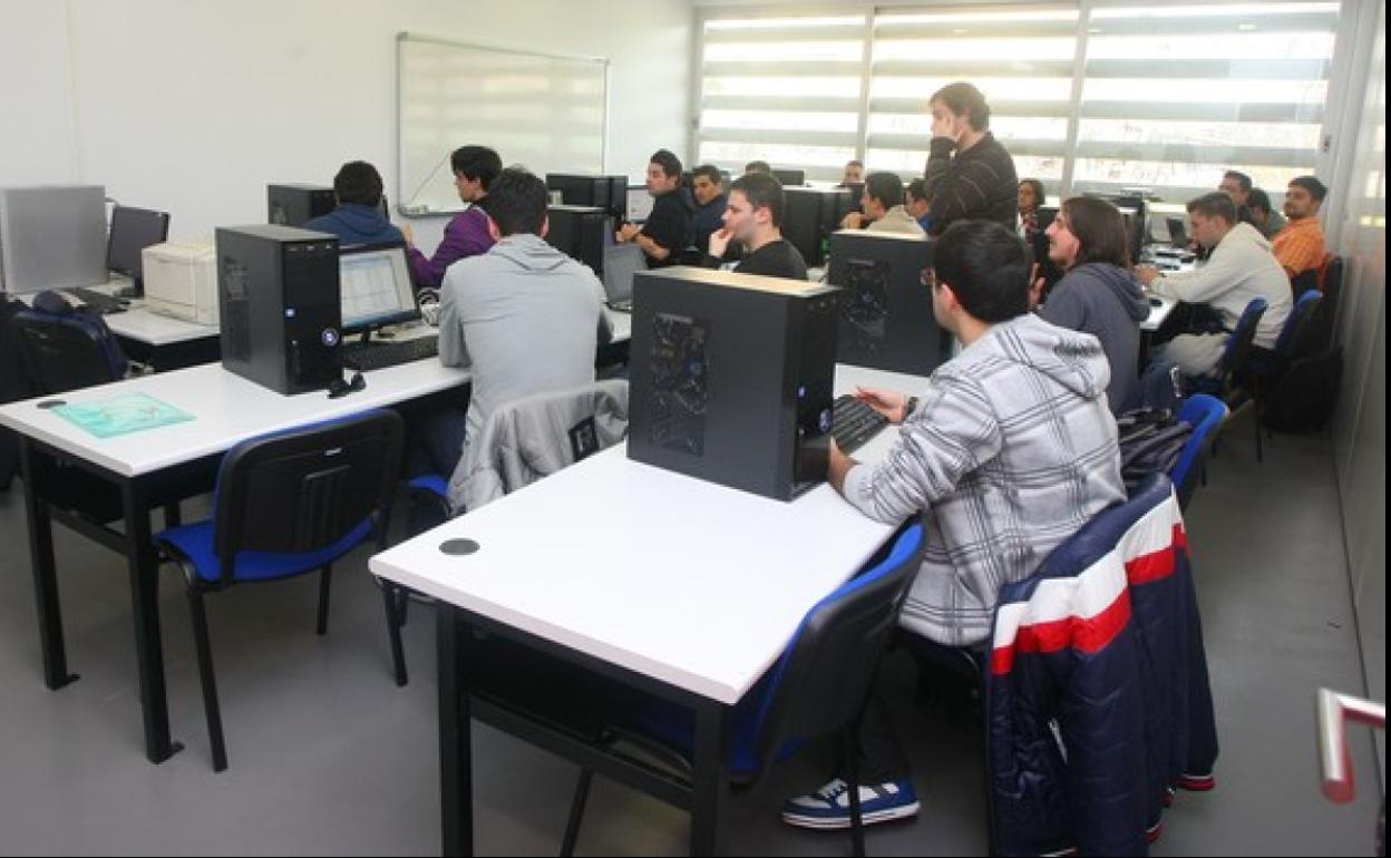 Alumnos de CIFP de Ponferrada.