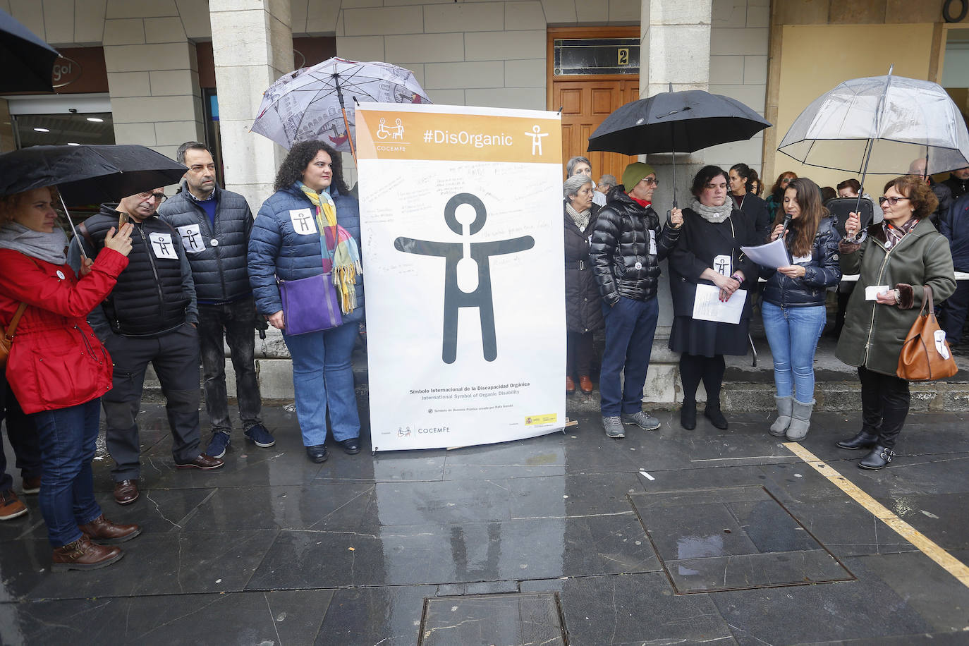 Fotos: Presentación del símbolo internacional de la discapacidad orgánica