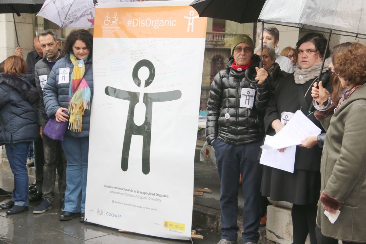 Fotos: Presentación del símbolo internacional de la discapacidad orgánica