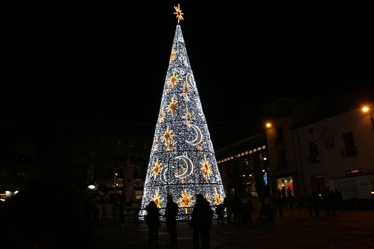 Fotos: Encendido de las luces de Navidad de León