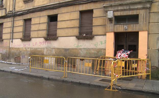 Casa donde los vecinos reclaman más seguridad.