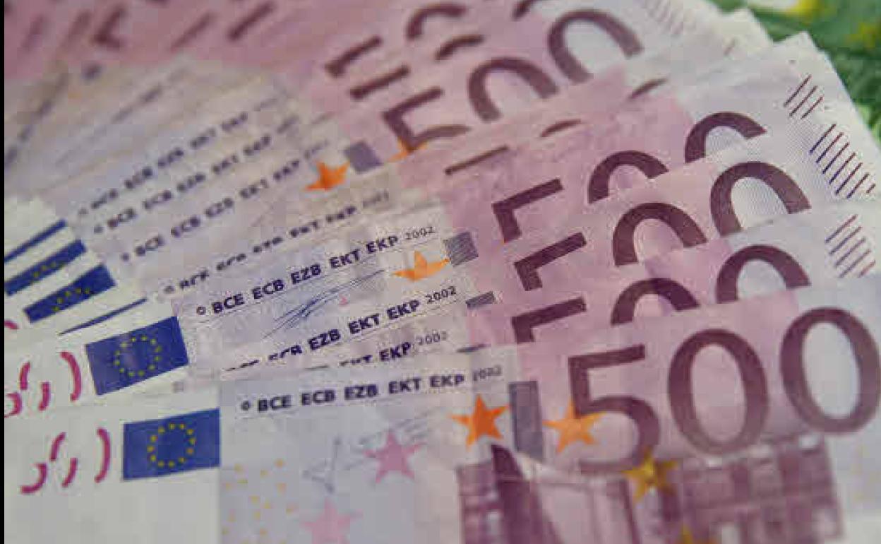 Los billetes de 500, en mínimos desde 2002
