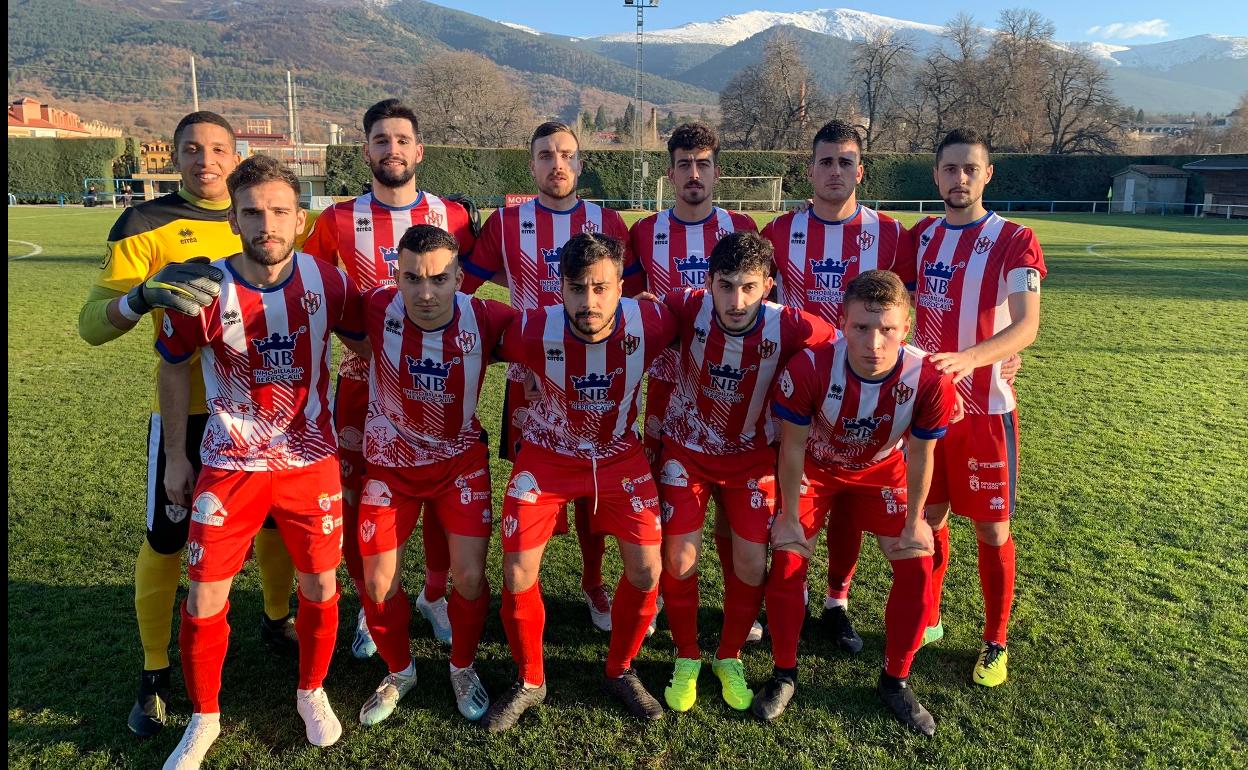 Once inicial del Bembibre en La Granja.