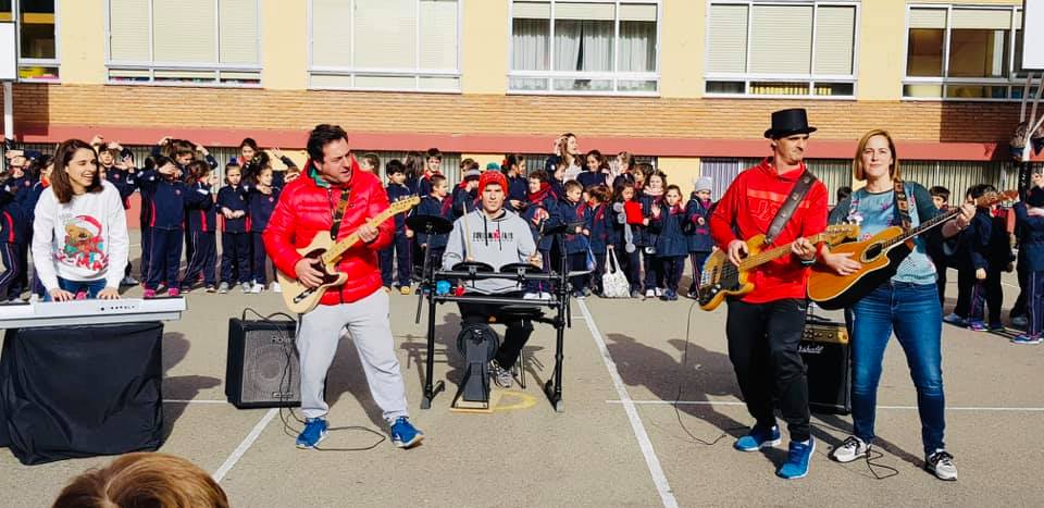 Fotos: Villancico del colegio Leonés