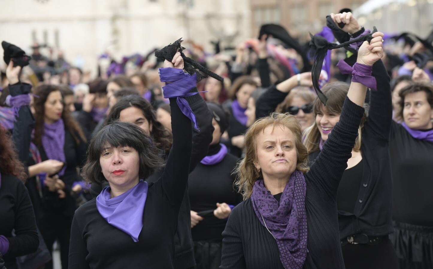 Fotos: &#039;El violador eres tú&#039;: El himno feminista de Chile llega a Valladolid