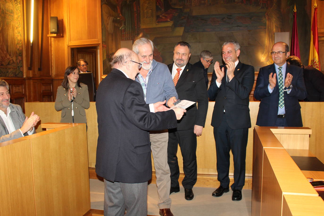 Fotos: Acto de homenaje a los jubilados de la Diputación