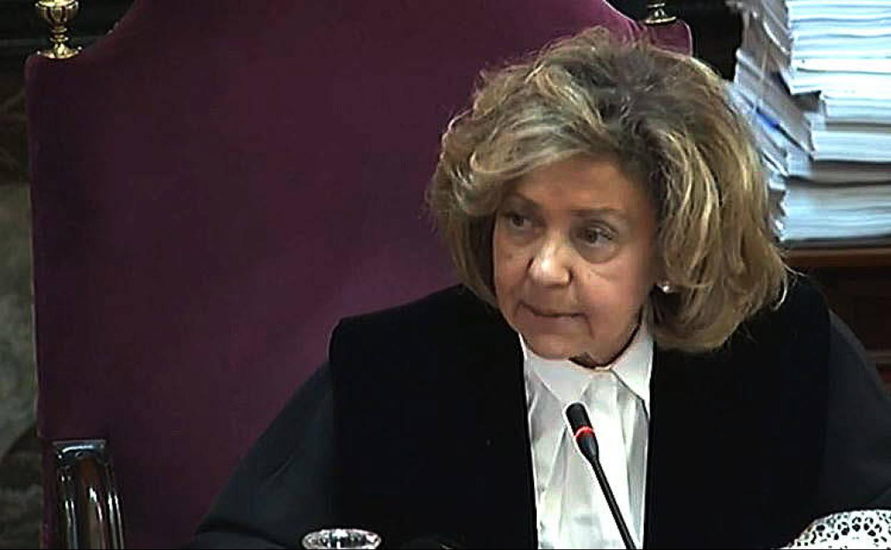 Consuelo Madrid, una de las fiscales en el juicio del 'procés'. 