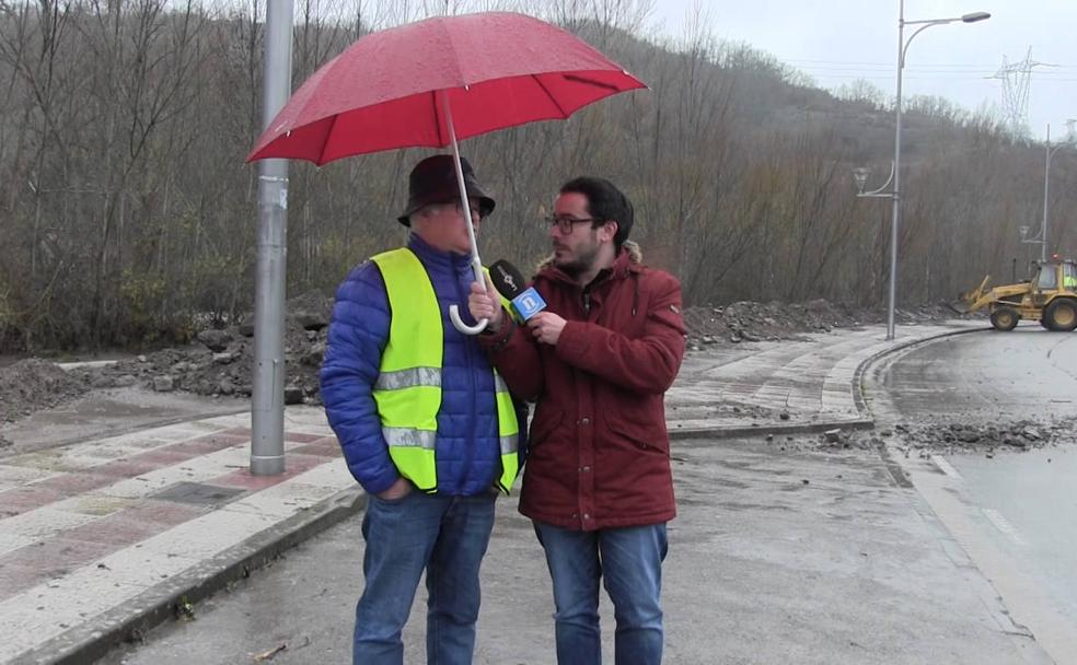 Visita a la localidad de La Pola de Gordón en pleno temporal.