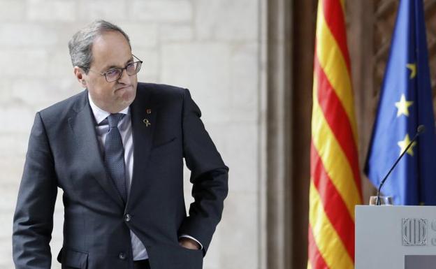 El presidente de la Generalitat, Quim Torra