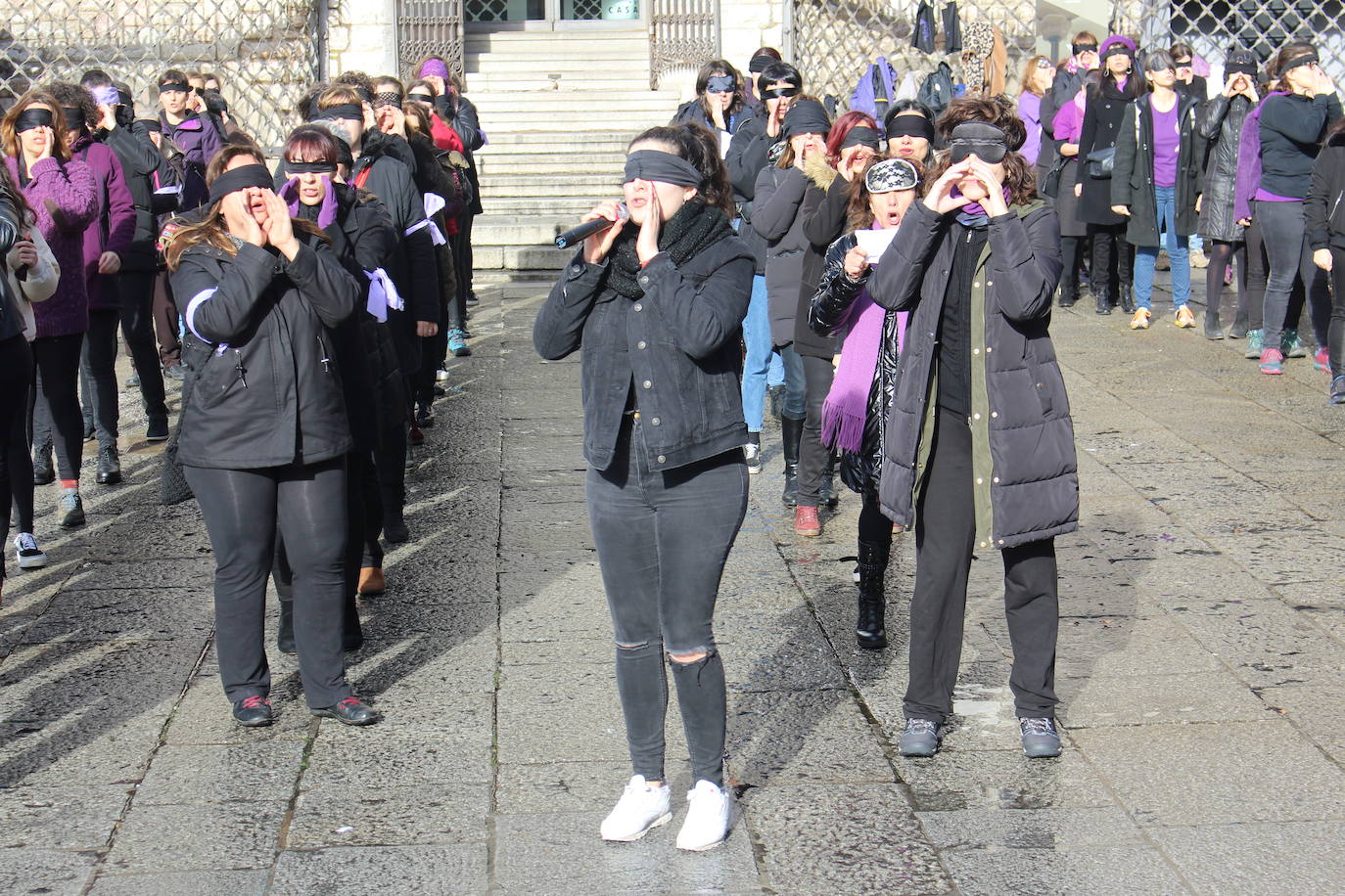 Fotos: Coreografía de &#039;Un violador en tu camino&#039; en León