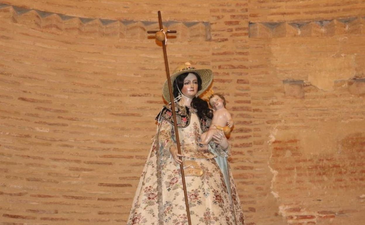 Imagen de la Virgen peregrina.