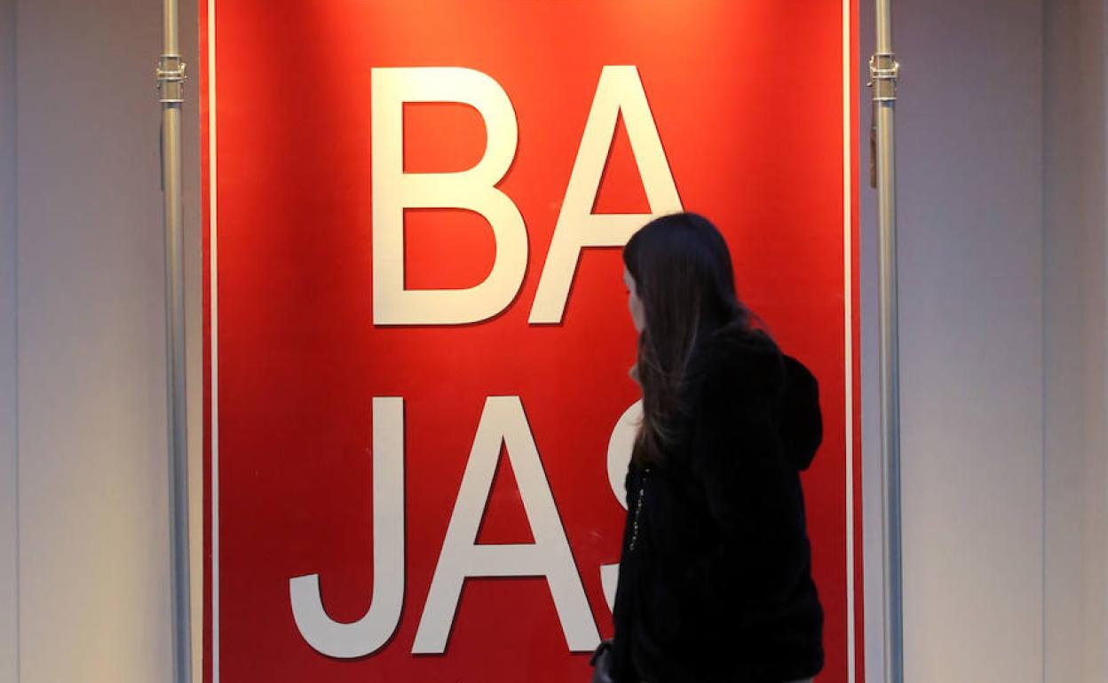 Rebajas de invierno en Valladolid. 