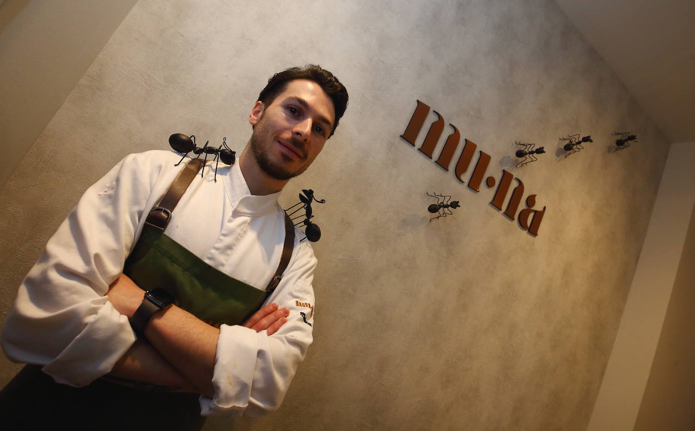 Fotos: Samuel Naveira, cocinero berciano nominado al Premio Cocinero Revelación Madrid Fusión