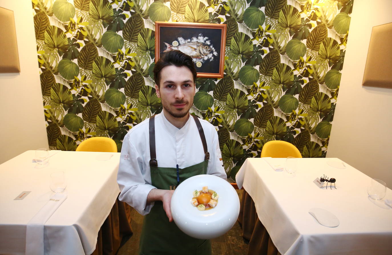 Fotos: Samuel Naveira, cocinero berciano nominado al Premio Cocinero Revelación Madrid Fusión