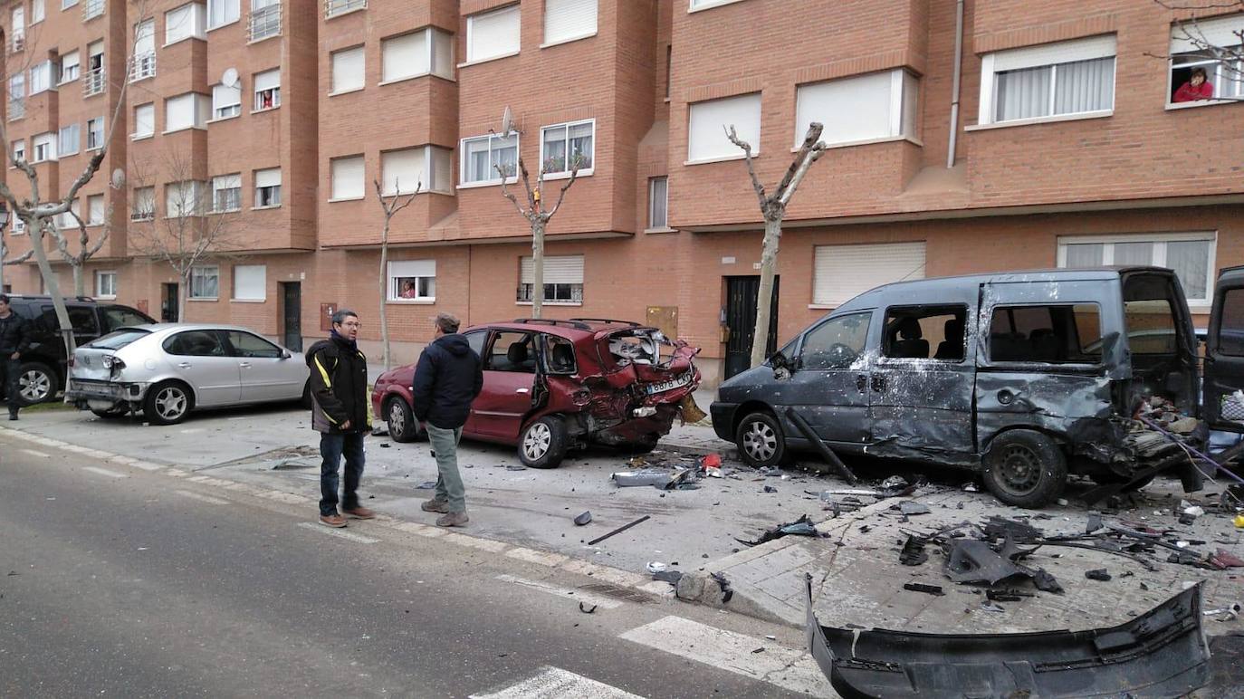 Fotos: Así han quedado los vehículos del accidente de Tordesillas