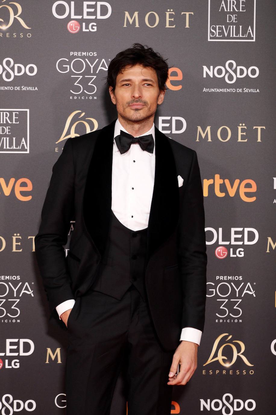 El modelo Andrés Velencoso (41 años)