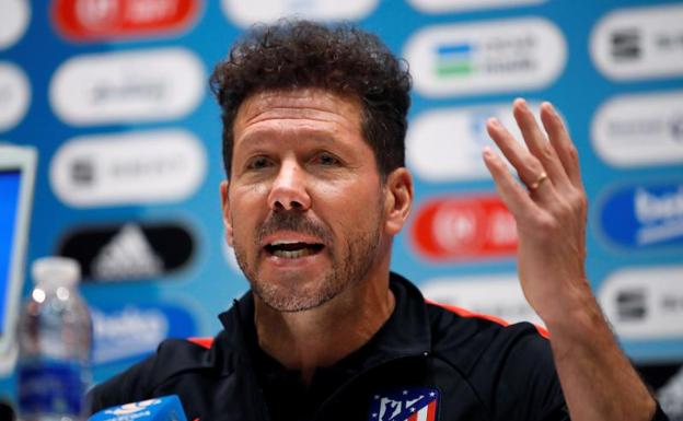 Simeone: «Cuando veo bien a mis futbolistas no le tengo miedo a nada»