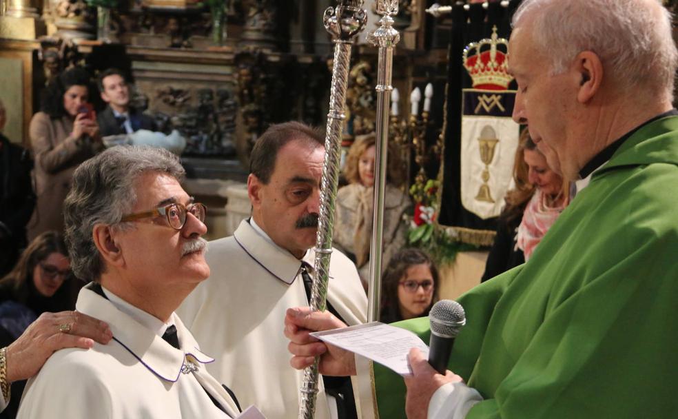 Toma de posesión del nuevo abad de Minerva y Vera Cruz.