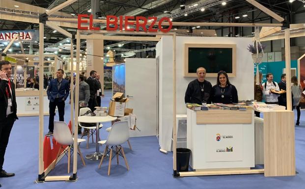 Stand dedicado a El Bierzo en Fitur. 