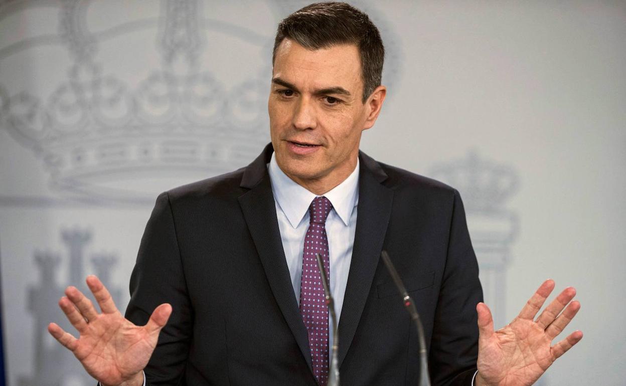 Pedro Sánchez, presidente del Gobierno. 