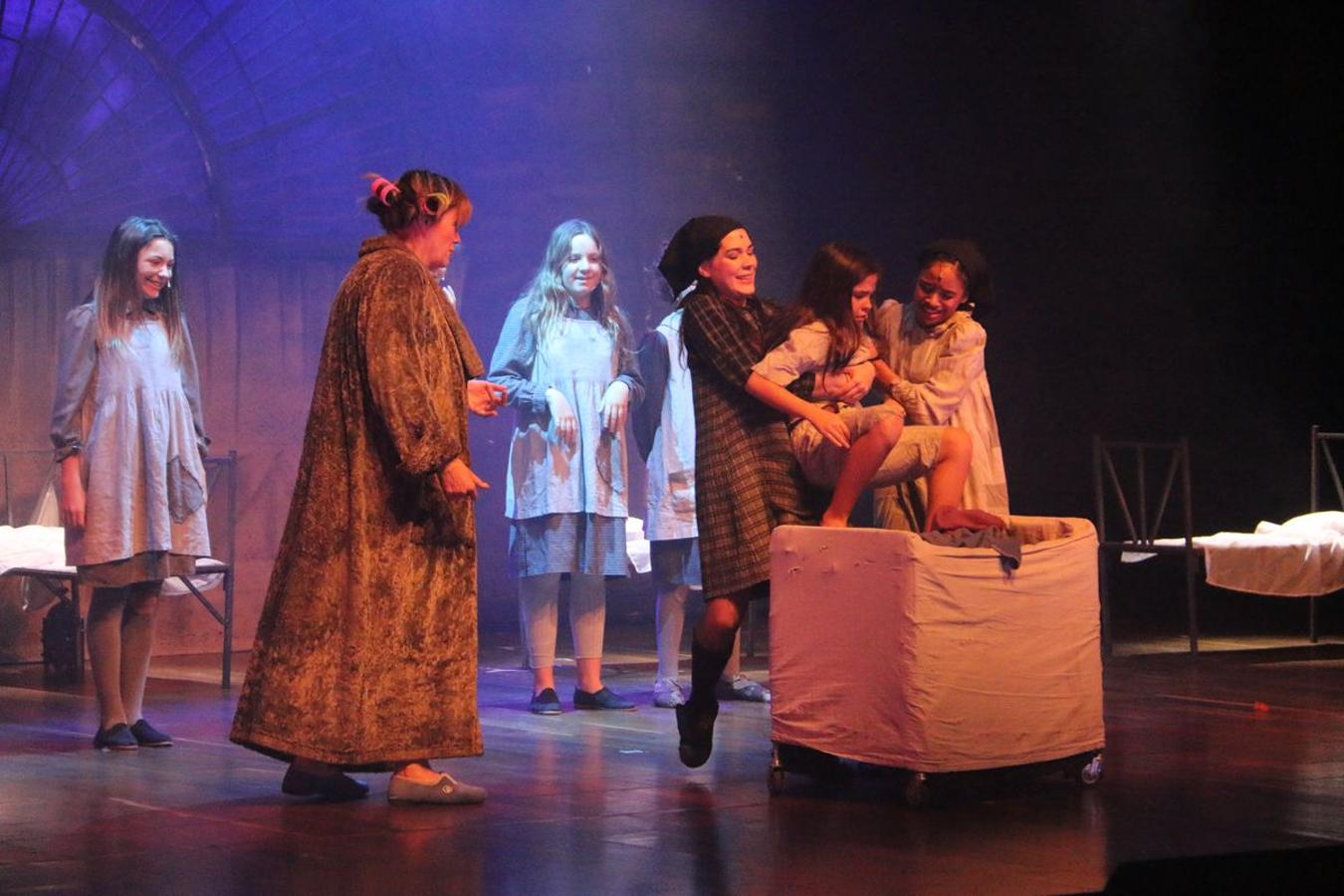 Una de las escenas del musical.