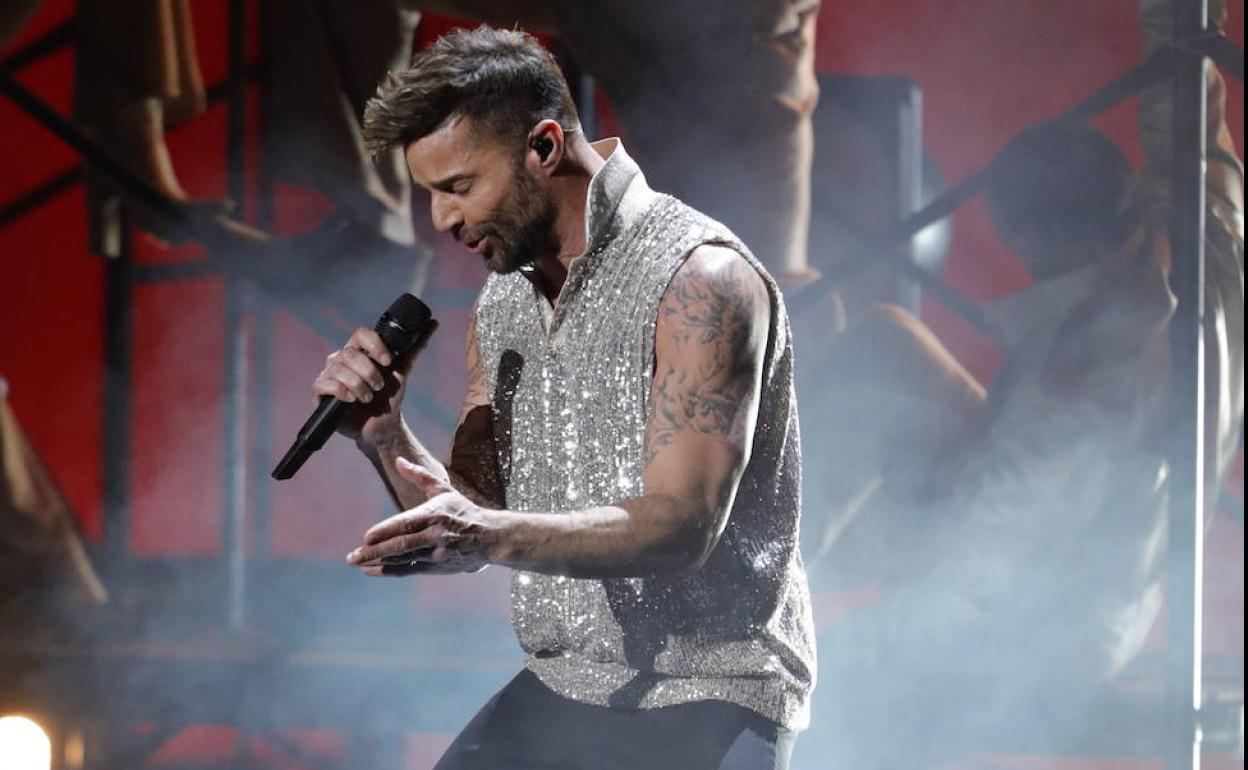 Ricky Martin, en un concierto en Las Vegas a finales de 2019. 