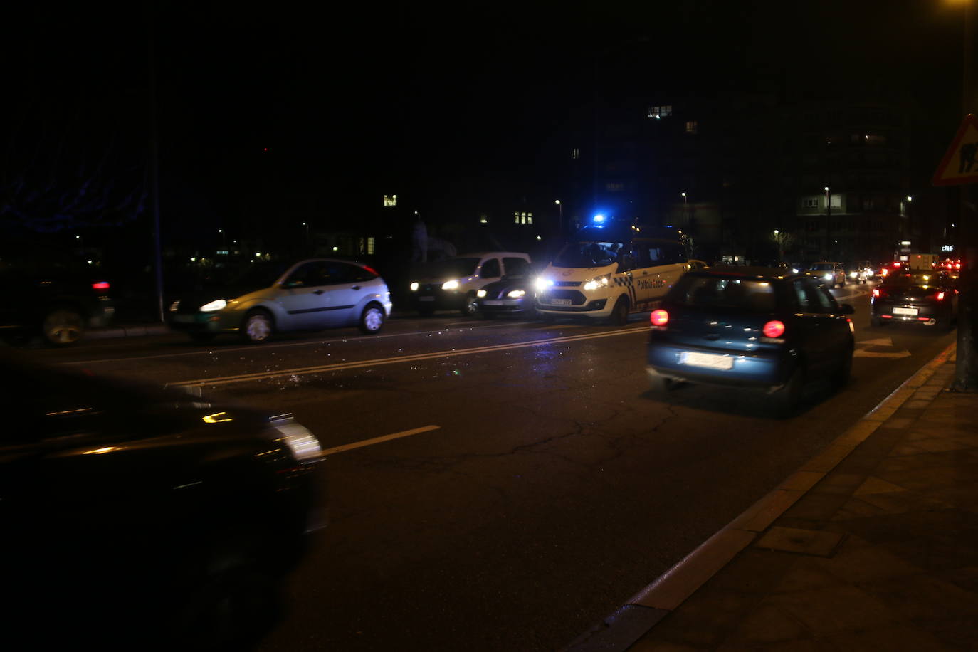 Fotos: Accidente en el Puente de los Leones