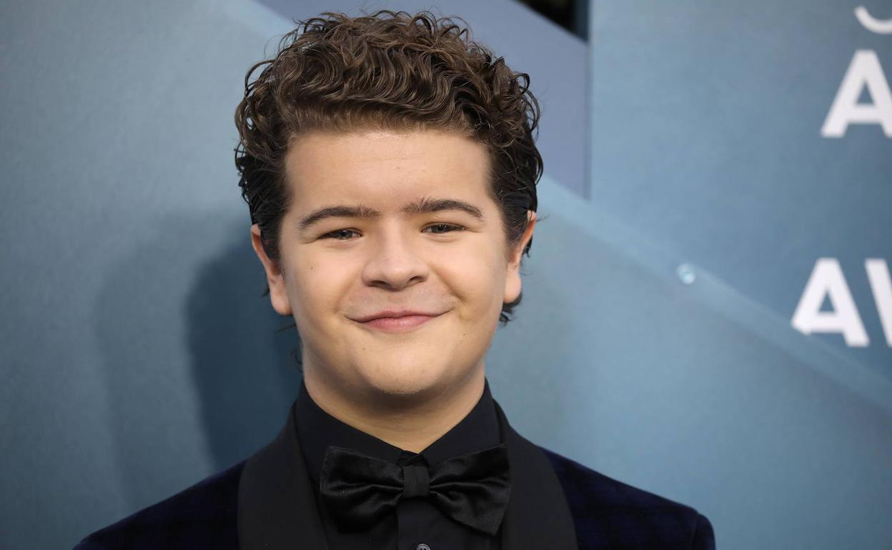 El actor Gaten Matarazzo. 