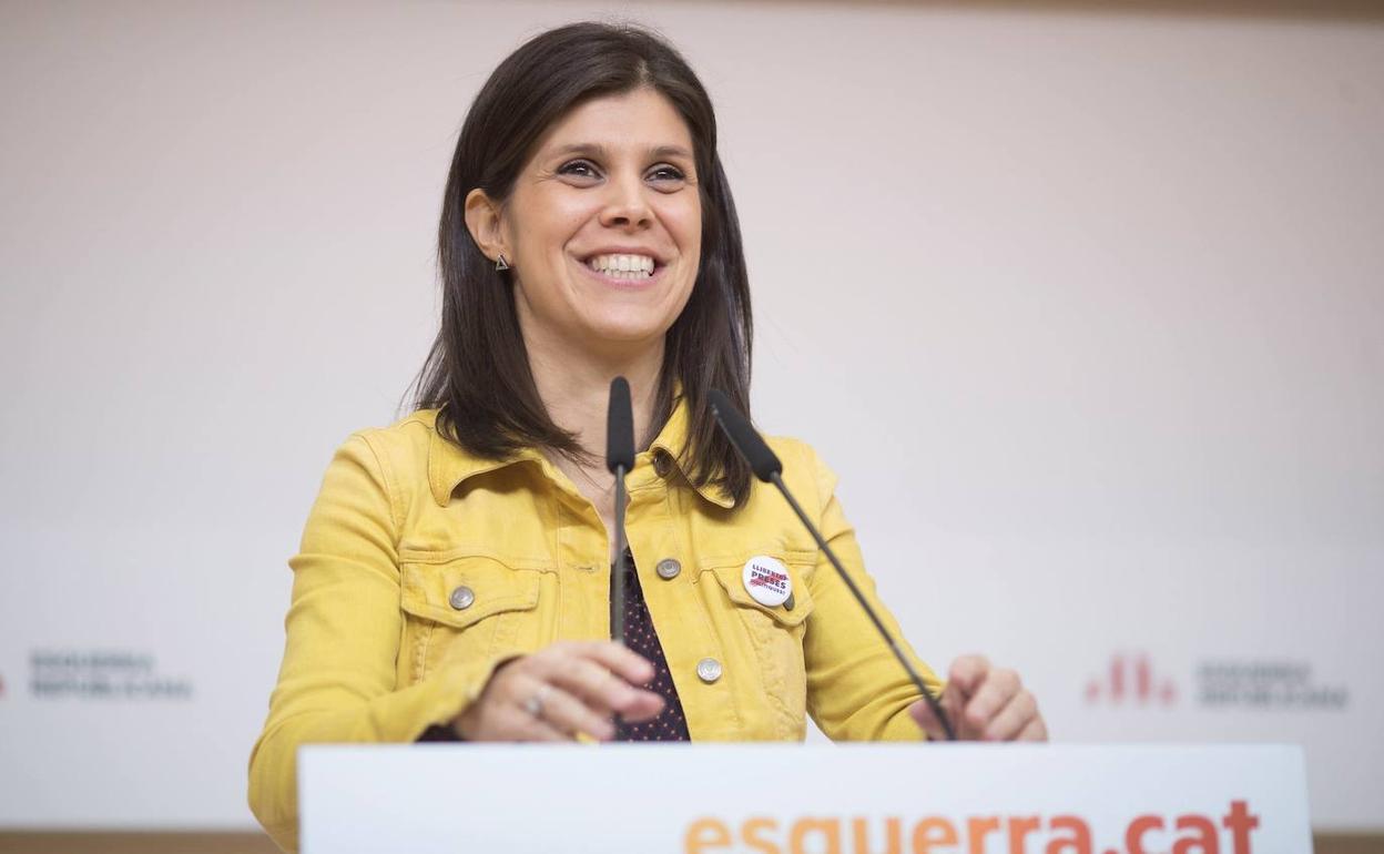 La portavoz de ERC, Marta Vilalta. 