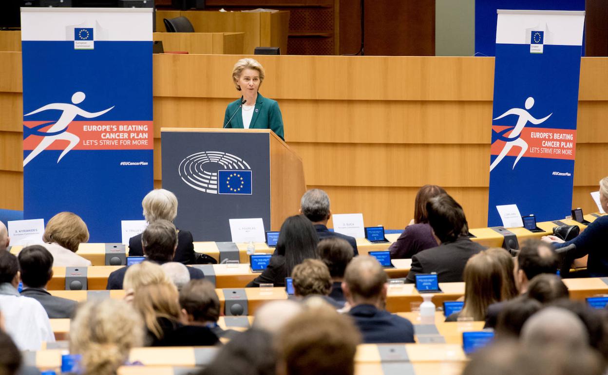 La presidenta de la Comisión Europea, Ursula von der Leyen. 