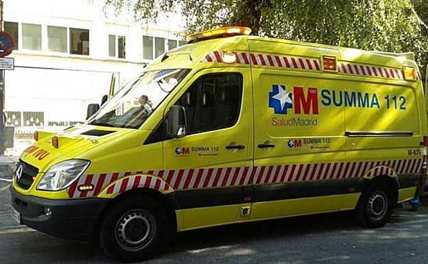 Imagen de una ambulancia del SUMMA. 