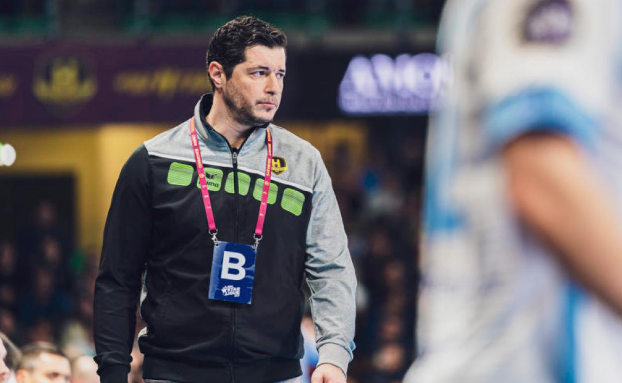 Alberto Entrerríos, en un partido con el HBC Nantes.