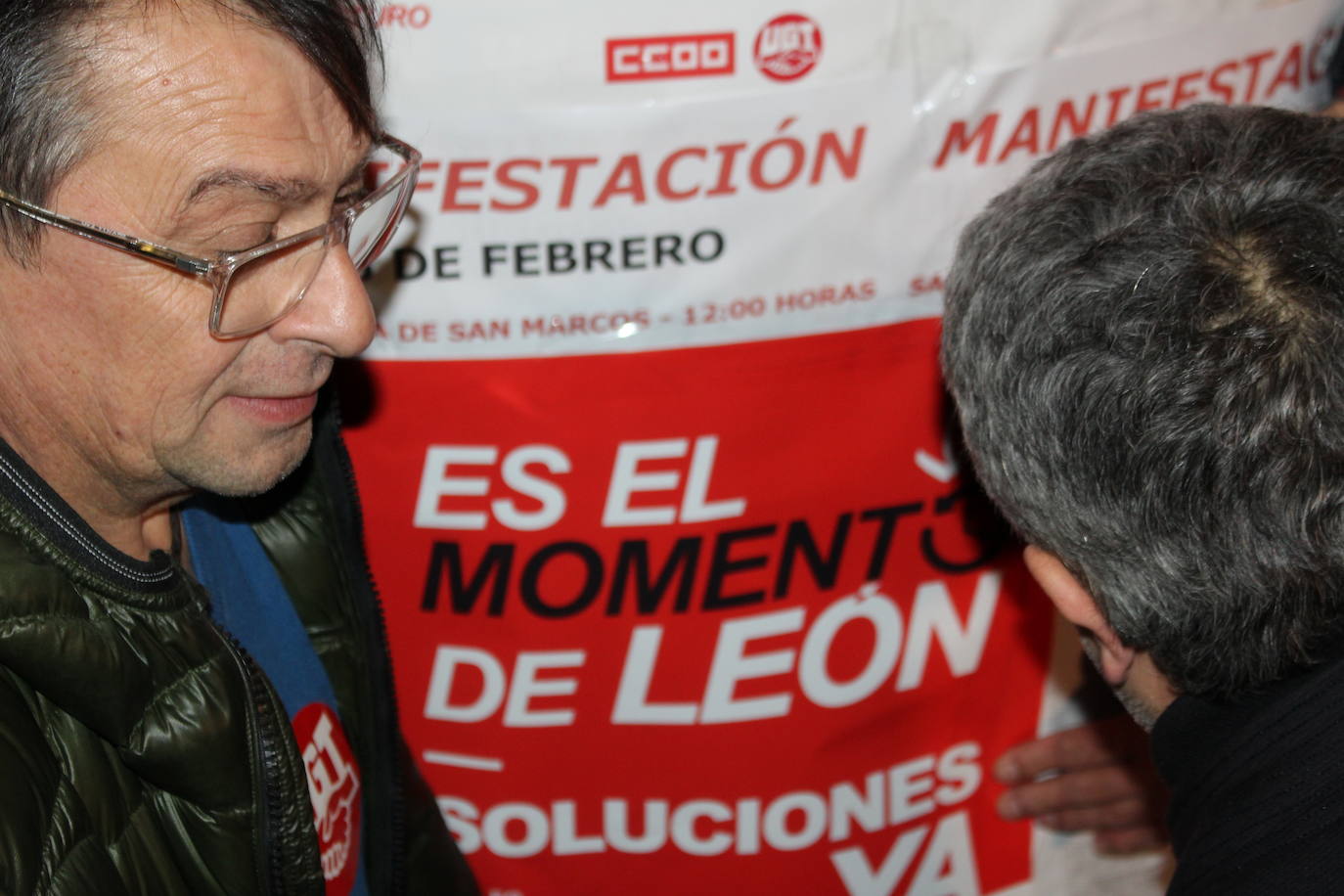 Fotos: CCOO y UGT citan a los leoneses este domingo 16F a las 12:00