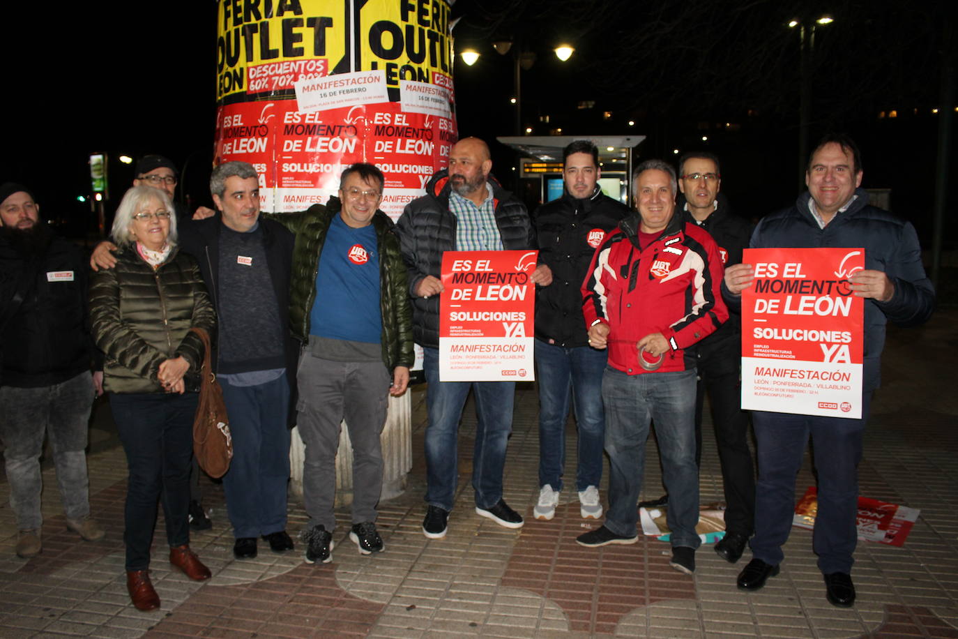 Fotos: CCOO y UGT citan a los leoneses este domingo 16F a las 12:00