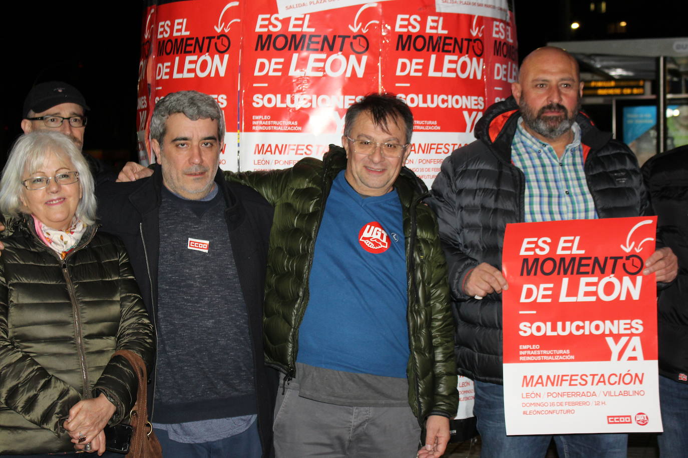 Fotos: CCOO y UGT citan a los leoneses este domingo 16F a las 12:00