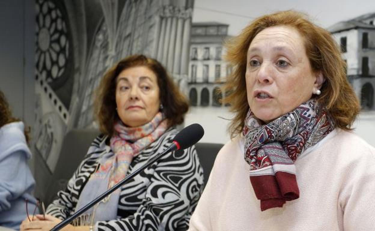 Aurora Baza, concejal del PP en el Ayuntamiento de León.