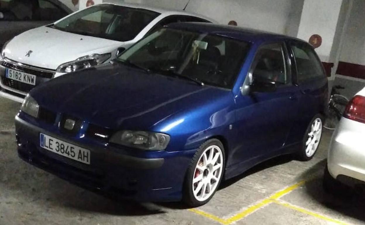 Imagen de uno de los vehículos robados. 