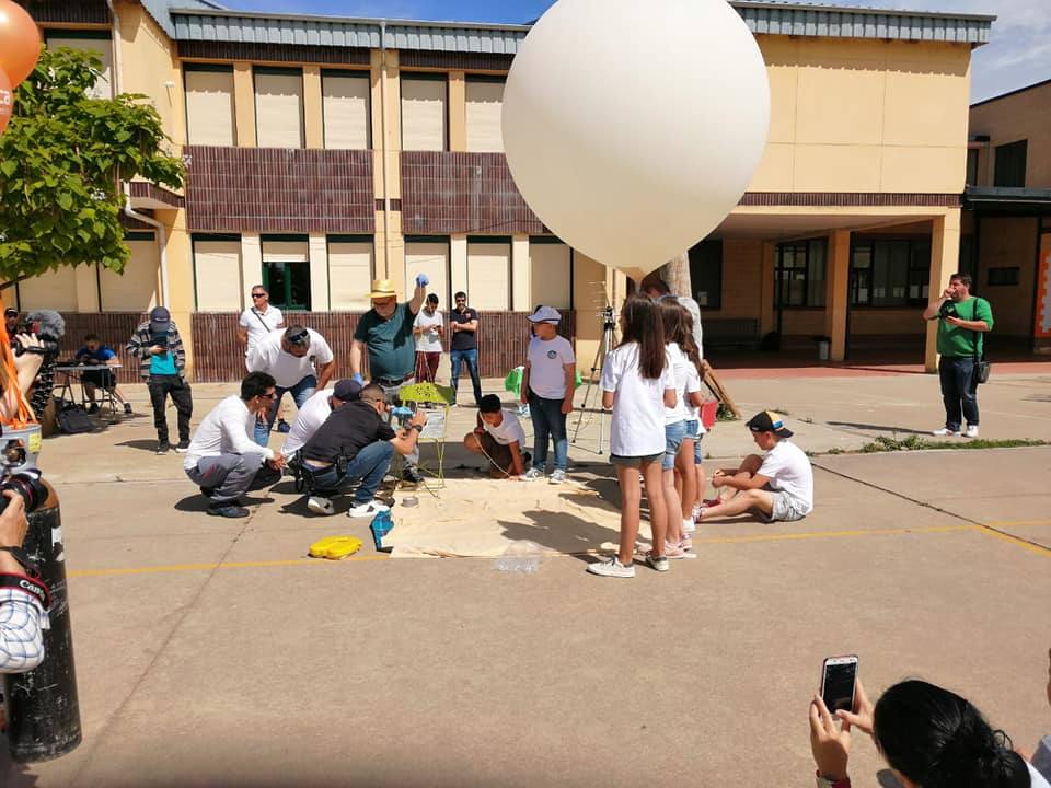 Lanzamiento de la sonda durante el pasado curso. 