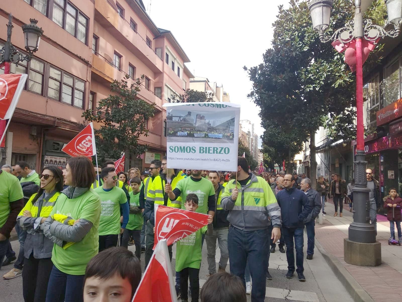 La bandera del Bierzo se ha levantado de nuevo este domingo en defensa del futuro de toda una comarca.