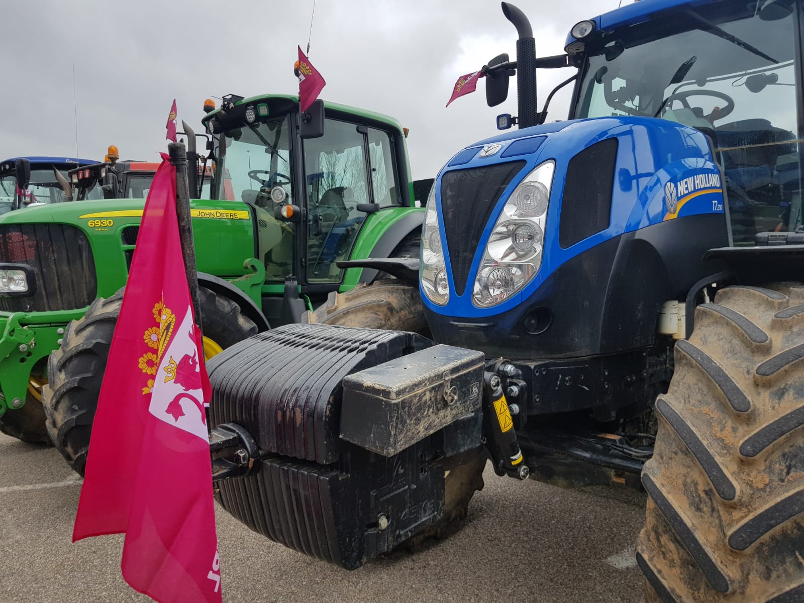 Medio centenar de tractores llevarán el 'rugir' del campo a la manifestación del 16F en León capital