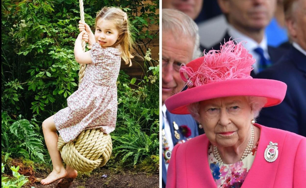 Carlota, la viva imagen de la reina Isabel II