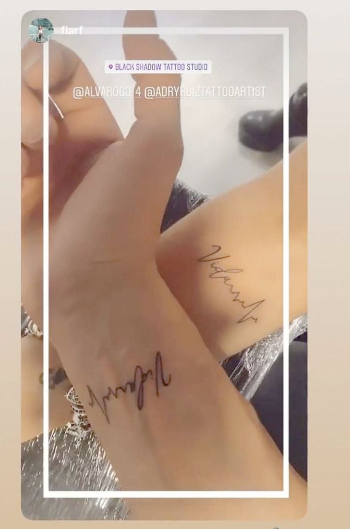 Imagen del nuevo tattoo de Fiama.