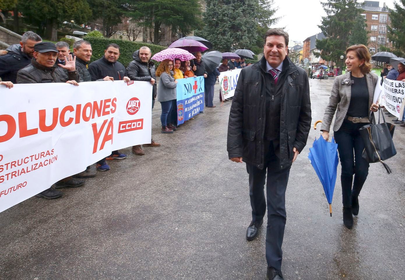 El consejero de Economía y Hacienda, Carlos Fernández Carriedo, preside el comité de seguimiento del Plan de Dinamización Económica de los Municipios Mineros de Castilla y León 2016-2020.