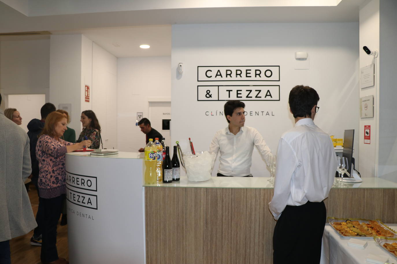 Un instante de la inauguración.